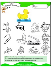 Ö Sesi Çalışma Sayfaları